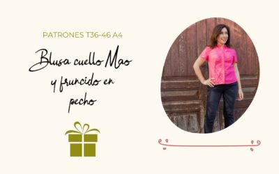 Blusa fruncida en Pecho